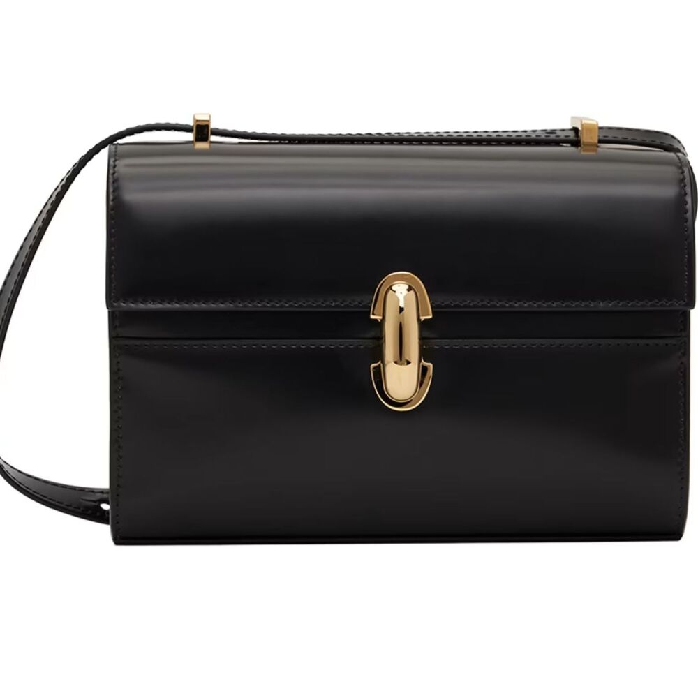 Savette Symmetry 19 in Black Leather NWT